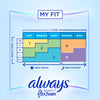 Always Infinity Extra Heavy Flow Pads with Wings, Size 3 (Box of 14)