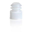 PLUG CAP NATURAL FOR15ML TUBES 1000/BG
