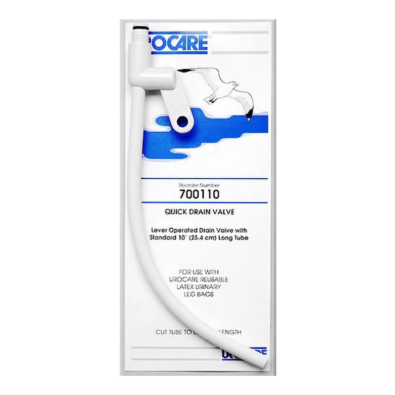 Urocare Quick Drain Valve Long DrainTube (Case of 12)