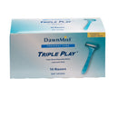DawnMist Triple Play Facial Razor, Disposable (500/CS) 