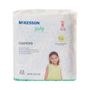 McKesson Baby Diaper, Size 6 for Toddlers weighing 35+ lbs. (Case of 4)