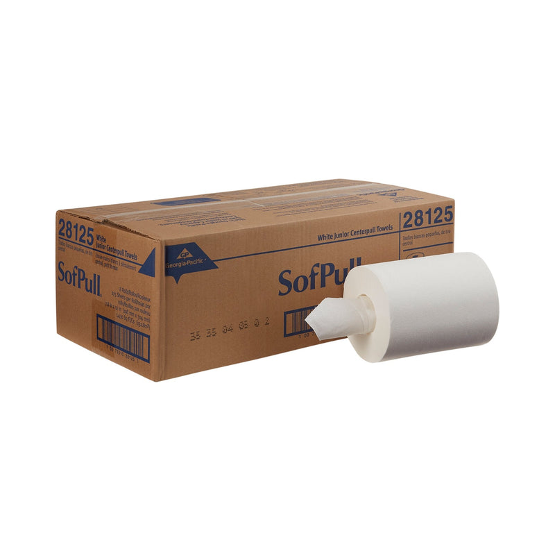 Georgia-Pacific Consumer Products LP SofPull White Paper Towel, 4795 Feet, 8 Rolls per Case (8/CS) 