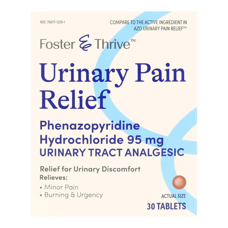 Foster & Thrive Phenazopyridine HCl Urinary Tract Analgesic (Box of 30)