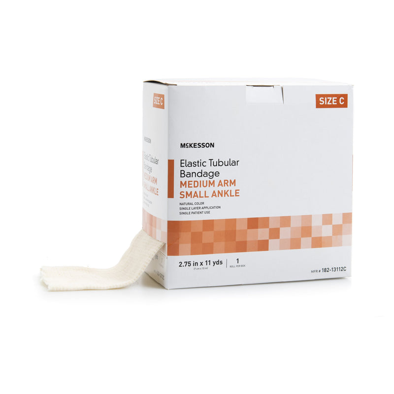 McKesson Elastic Tubular Support Bandage, 2-3/4 Inch x 11 Yard (Case of 18 Boxes)