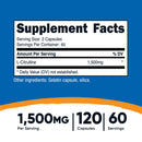 nutricost 1500-mg L-Citrulline Capsules (Case of 1440)