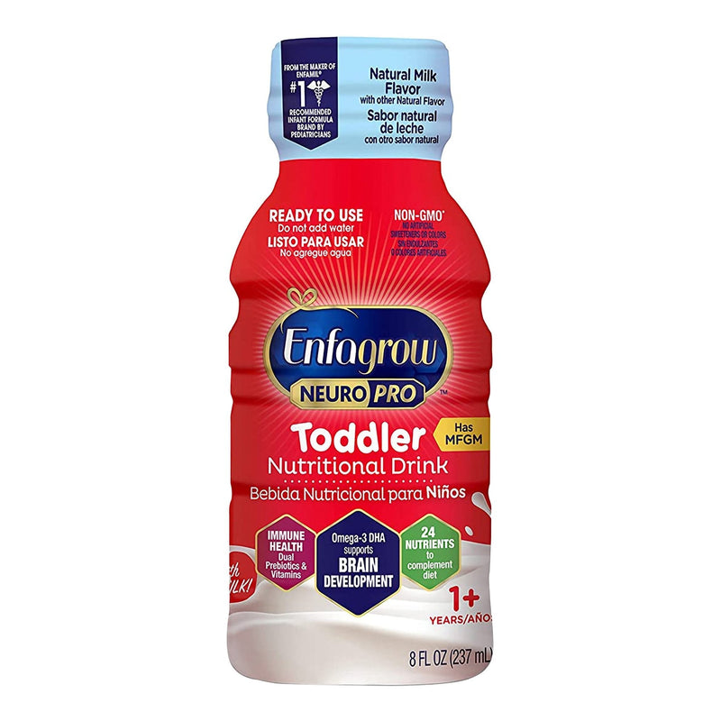 Mead Johnson Enfagrow NeuroPro Toddler Nutritional Drink, Natural Milk Flavor, 8-oz. Bottle (24/CS) 