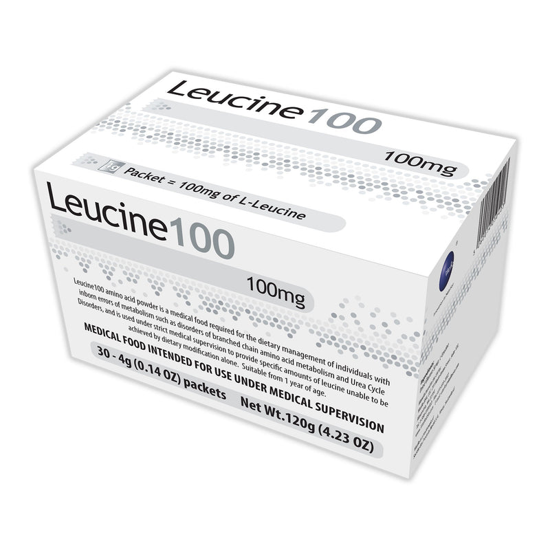 Oral Supplement Leucine 100 Unflavored Powder 4 Gram Individual Packet (Box of 30)