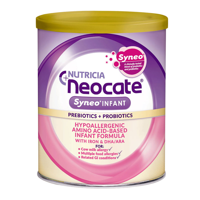 Neocate Syneo Ready to Use Amino Acid–Based Infant Formula, 400-gram can (Case of 4)