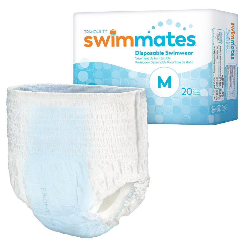 Principle Business Enterprises Swimmates Bowel Containment Swim Brief, Medium (80/CS) 