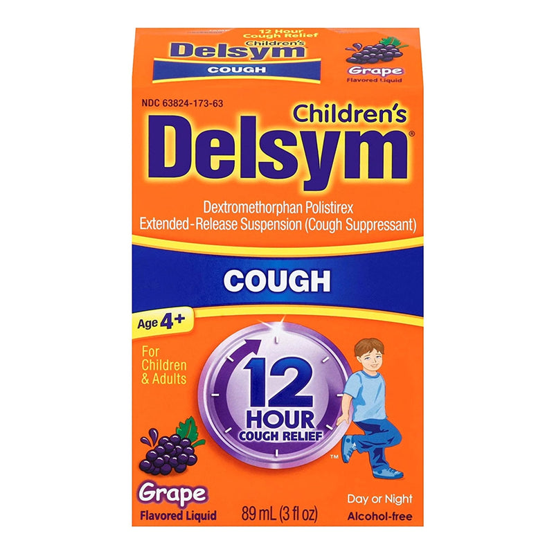 Reckitt Benckiser Delsym Dextromethorphan HBr Cold and Cough Relief 