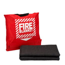 BLANKET FIRE WOOL IN HANGINGPOUCH 62INX80IN (DROP)
