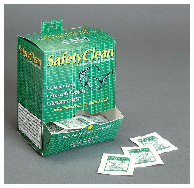 Radians VisionAid SafetyClean Lens Cleaning Towelettes (Pack of 100)