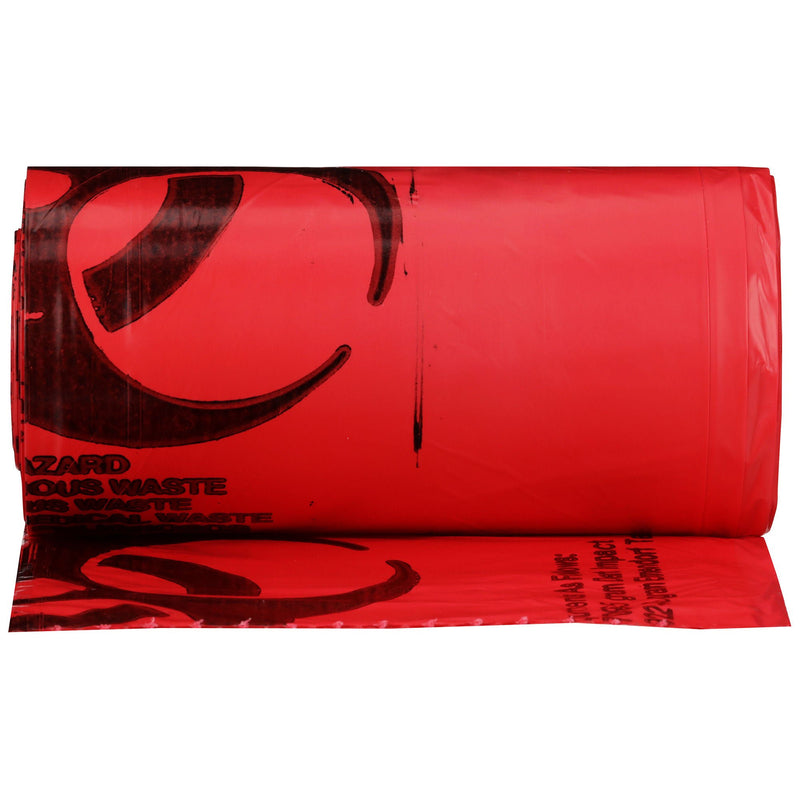 McKesson Biohazard Waste Bag, 10 – 15 gallon Capacity, 24 x 32 Inch (Case of 250)
