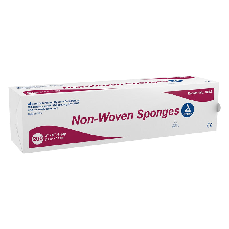 Dynarex dynarex Nonwoven Sponge, 2 x 2 Inch, 4-Ply (4000/CS) 