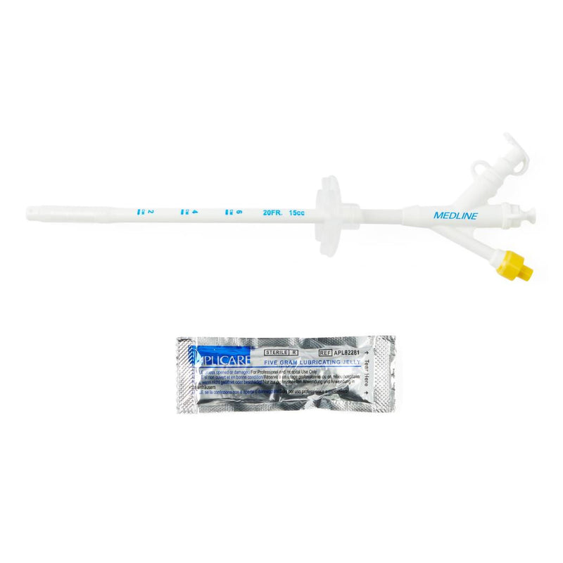 Medline Gastrostomy Feeding Tube Medline 20 Fr. 24.13 cm Tube Silicone Sterile (DYND70320 / EA)