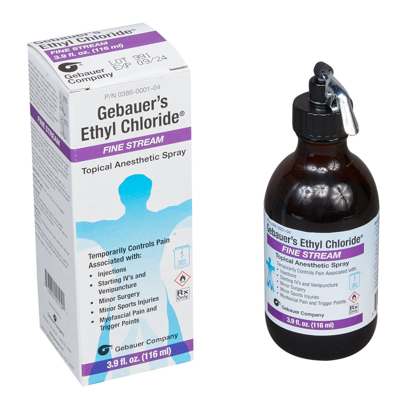 Gebauer's Ethyl Chloride Ethyl Chloride 100% Fine Stream 116 mL