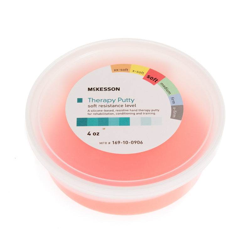 McKesson Brand McKesson Therapy Putty, Red, Soft, 4-ounce Container 