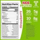 Orgain Kids Protein Organic Nutritional Shake, Strawberry, 8.25-ounce carton