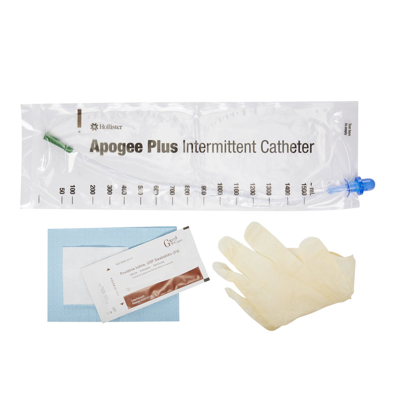 Intermittent Catheter Tray Apogee Closed System / Firm Tip 14 Fr. Without Balloon 