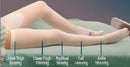 STOCKING ANTIEMBOLISM XLLONG THIGH LENGTH LF 6PR/CTN