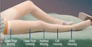 STOCKING ANTIEMBOLISM XXLSHORT THIGH LENGTH LF 6PR/CTN