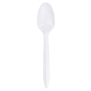 McKesson White Polypropylene Spoon, 5.5 Inch Long (Case of 1000)