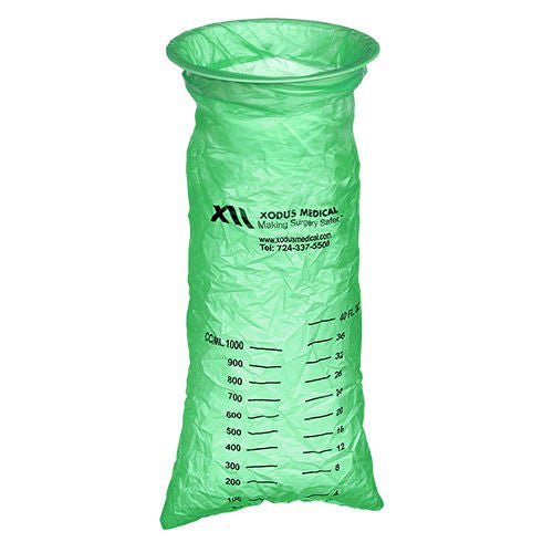 Emesis Bag 40 oz. Green (Case of 144)