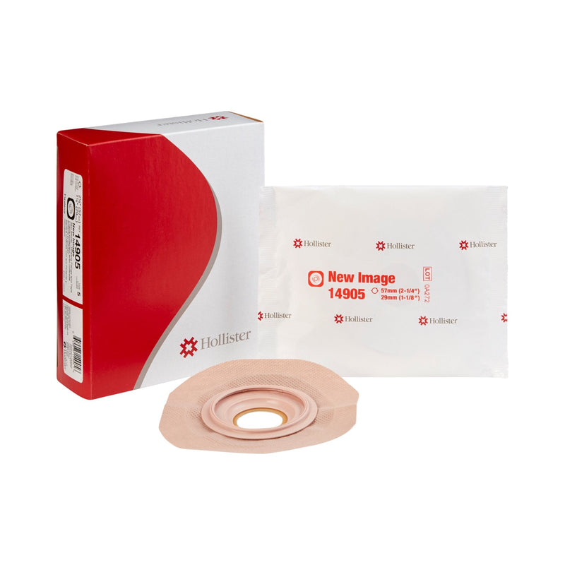 Hollister New Image Convex FlexTend Colostomy Skin Barrier With 1 1/8 Inch Stoma Opening (5/BX) 