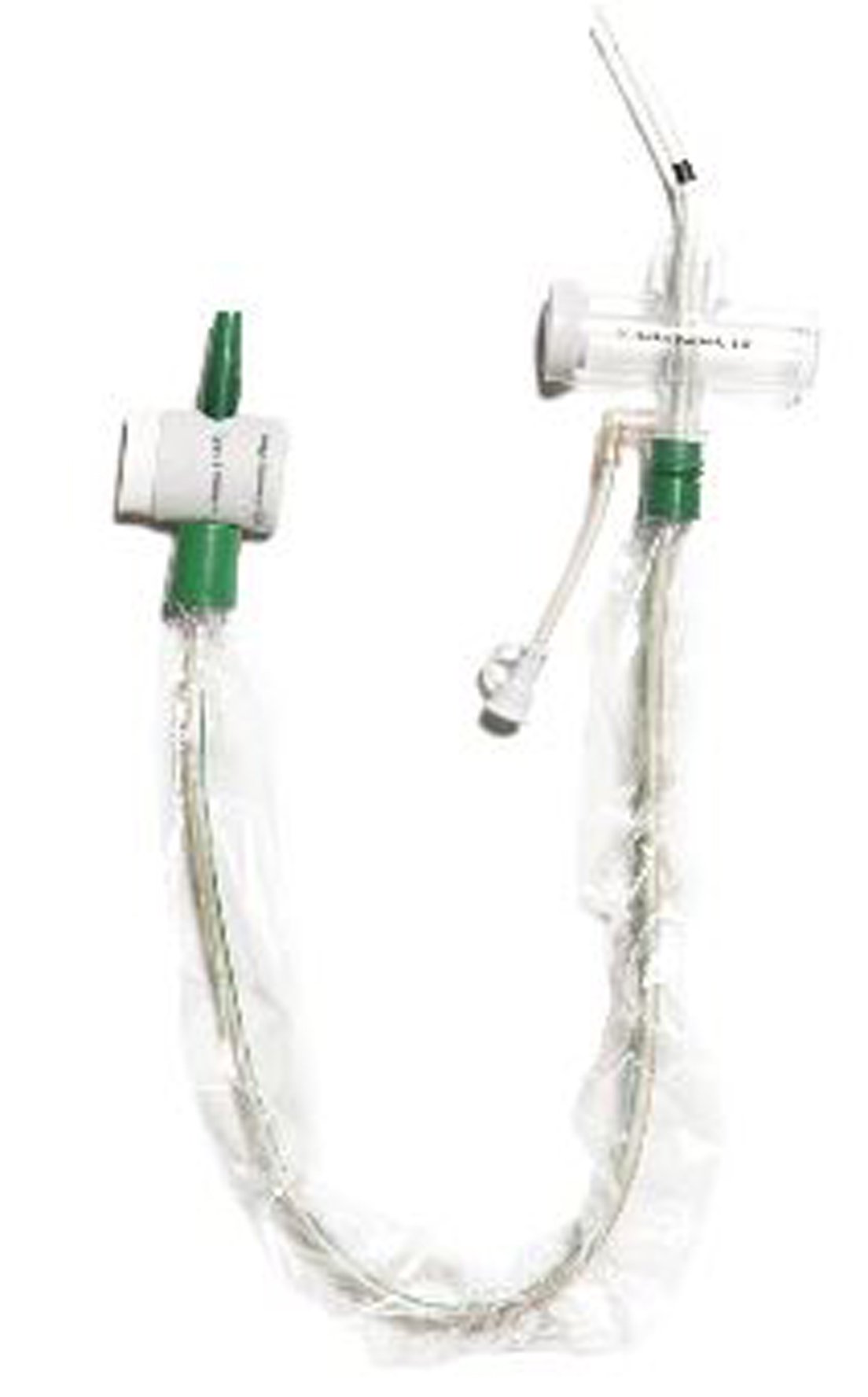 Closed Suction Catheter Ballard Tracheostomy Type T-Piece Style Thumb Valve Vent 16 Fr. Sterile 
