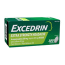 Excedrin Migraine Relief Caplets with Acetaminophen, Aspirin and Caffeine (Bottle of 100)