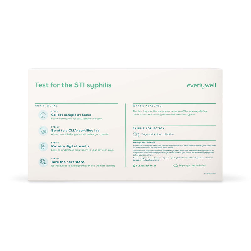 Blood Collection and Transport Kit Everlywell Biohazard Bag Sterile (4/CS)
