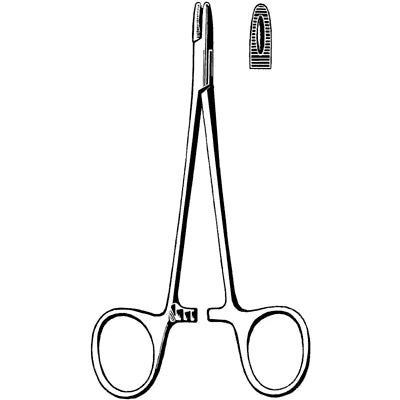 Merit Derf Needle Holder - 4-3/4", Serrated - 97-826 