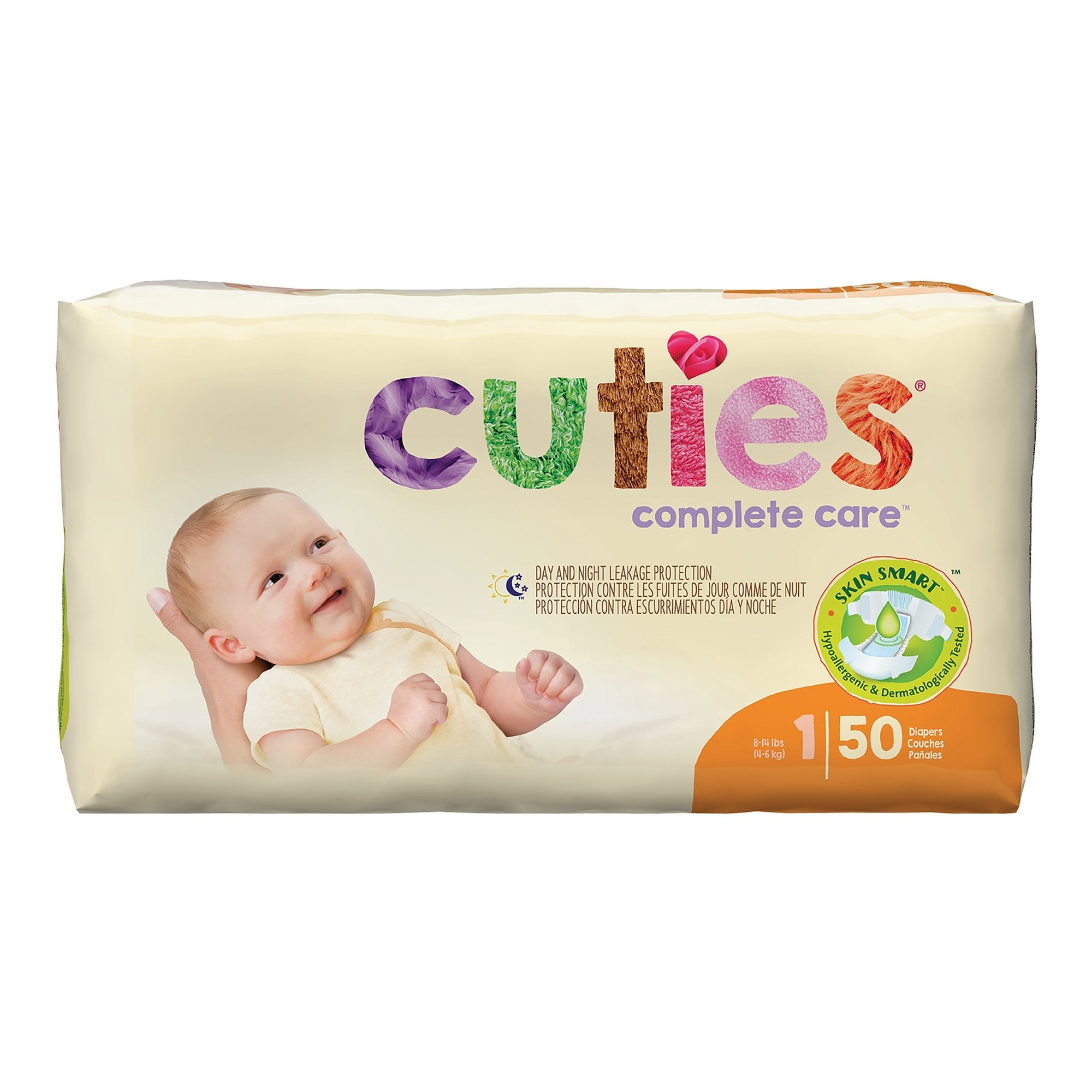 First Quality Products LLC Cuties Premium Diaper, Size 1 (4/CS) 