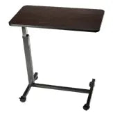Dynarex Overbed Table Offset H Base - Gray/Cherry (28"-45") - 1pc/cs 