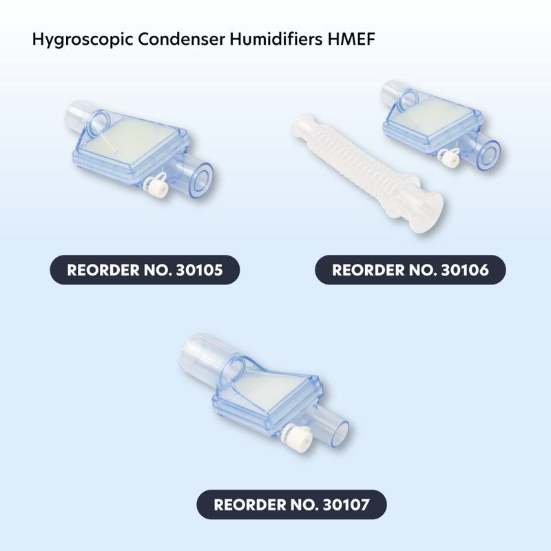Dynarex Hygroscopic Condenser Humidifier Hmef  Hygroscopic Condenser Humidifier Filter (HMEF) + C