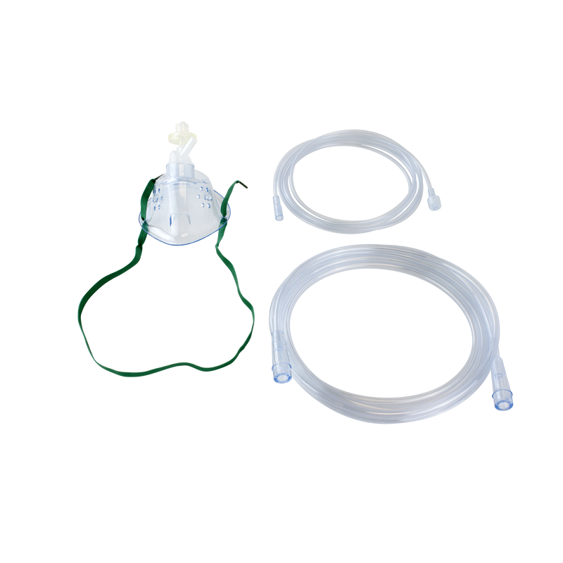 Dynarex Oxygen Co2 Elongated Mask W/ Co2 Sampling Line