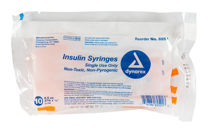Dynarex Insulin Syringes