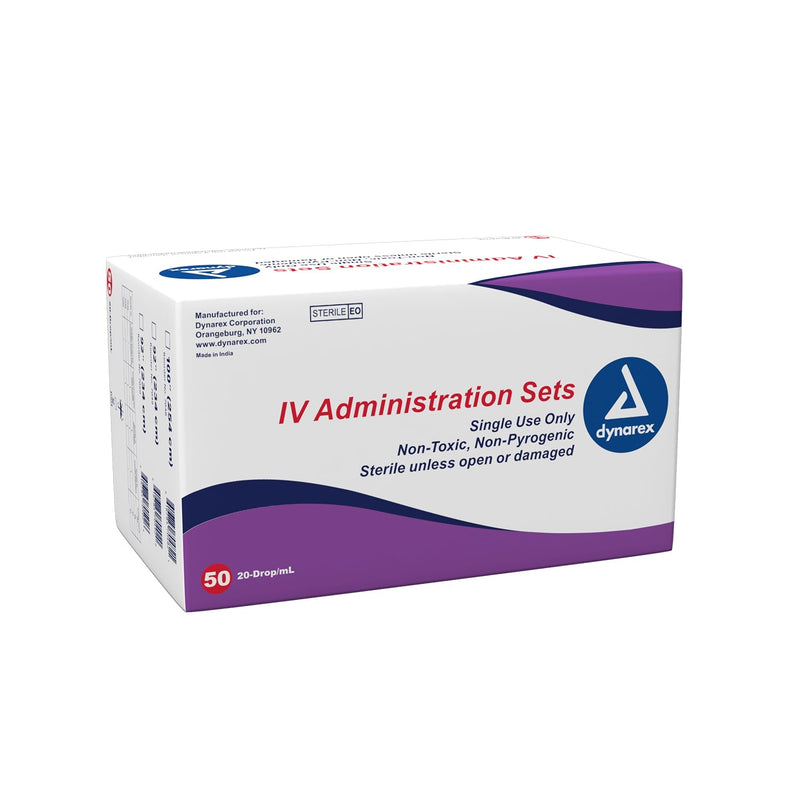 Dynarex Iv Administration Sets  IV Administration set -20 drop - 92"1 inj with 0.2