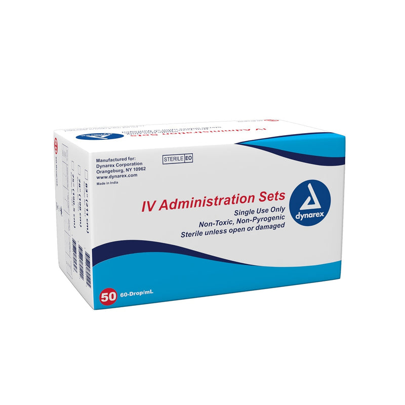 Dynarex Iv Administration Sets  IV Administration set - 60 Drop - 78" - 2 inj site