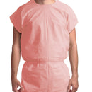 Dynarex Exam Gown  Exam Gown 3 ply T/P/T Universal (Mauve) - 50/cs