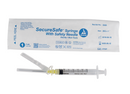 Dynarex Securesafe Hypodermic Syringes With Needles 