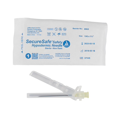 Dynarex Securesafe Hypodermic Syringes With Needles