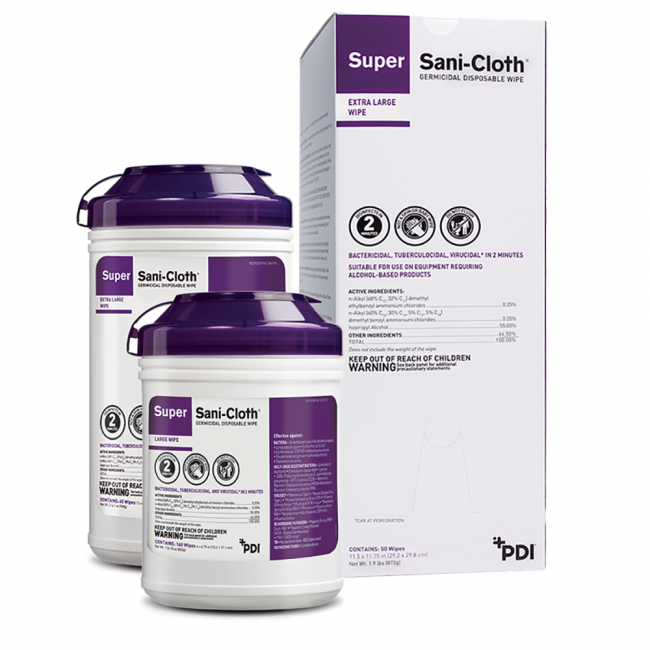 Dynarex Sani-Cloth  Sani-Cloth Super - Individual Packets - 3/50/cs