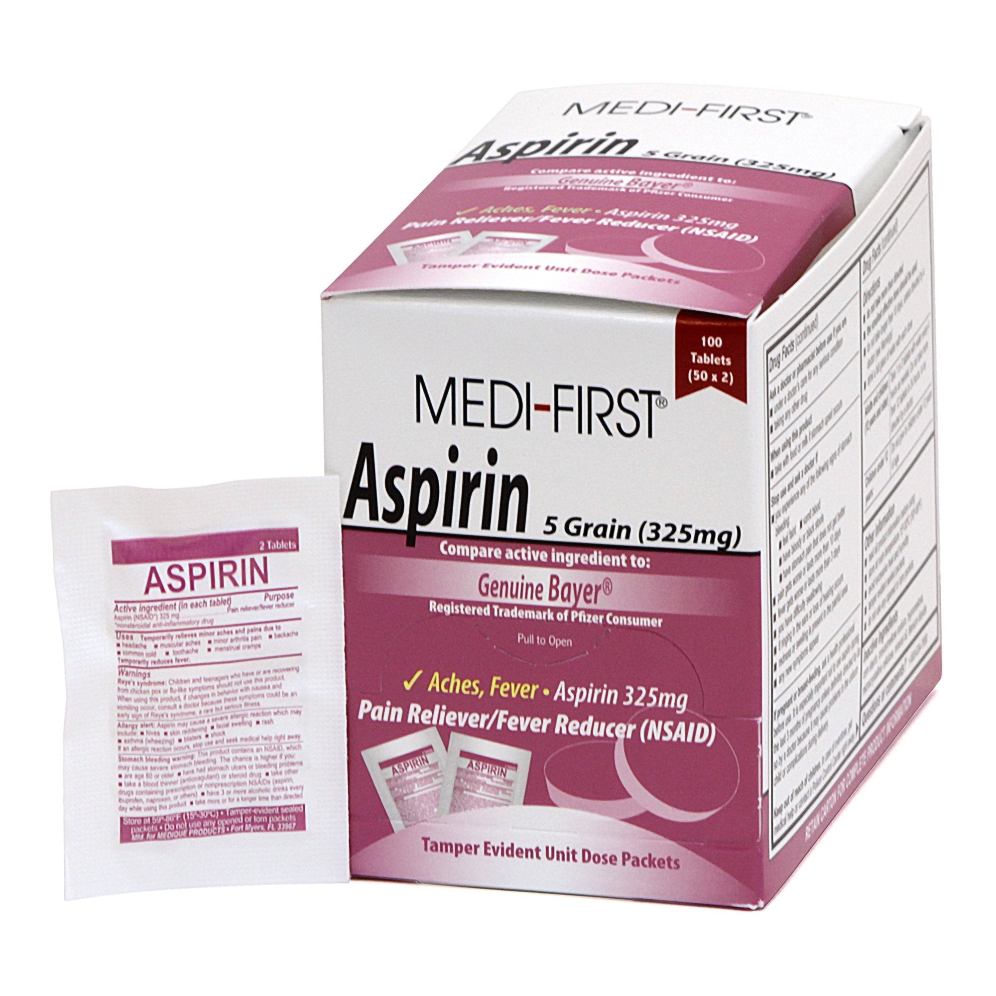 Medique Products Medi-First Aspirin (24/CS)