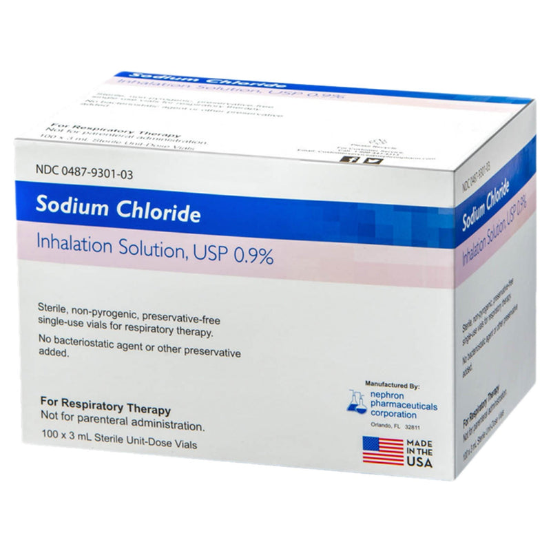 Sodium Chloride, Preservative Free 0.9% Solution 3 mL 