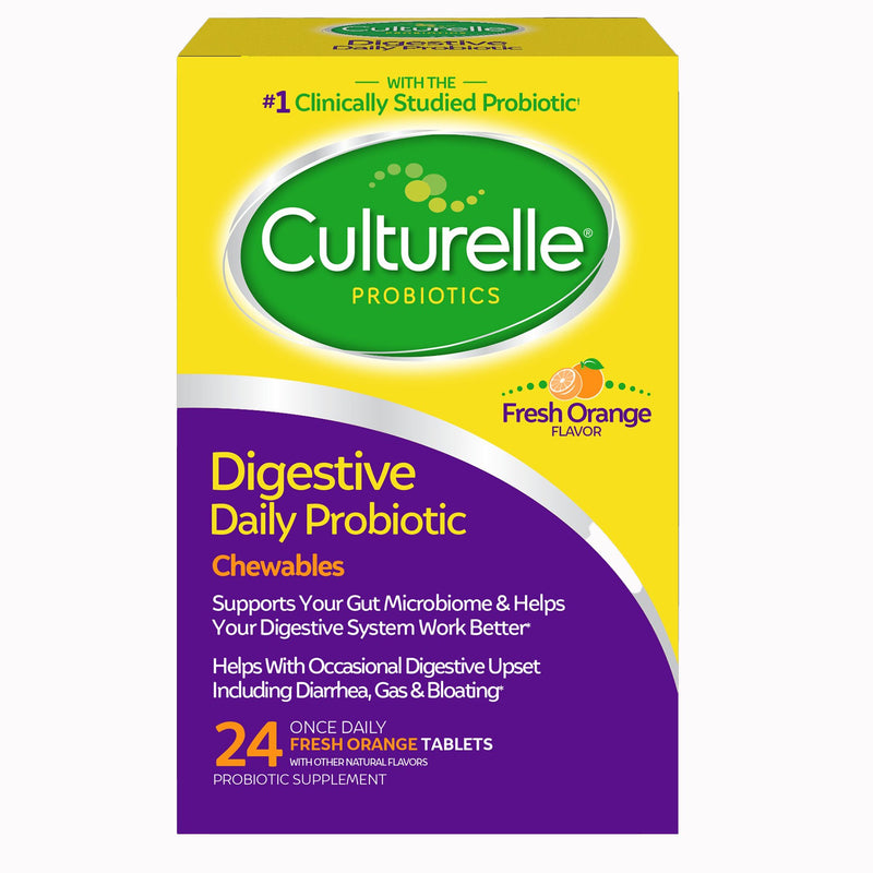 i-Health Inc Culturelle Digestive Daily Probiotic Chewables Tablets Fresh Orange (24/CS)
