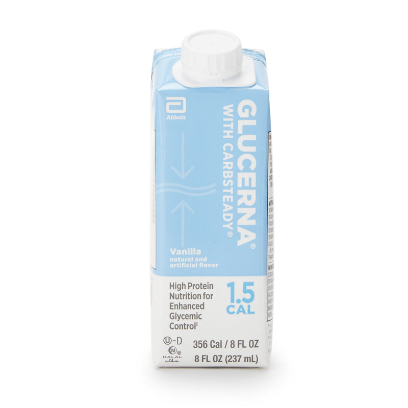 Glucerna 1.5 Cal Vanilla High Protein Nutrition for Enhanced Glycemic Control (Case of 24)