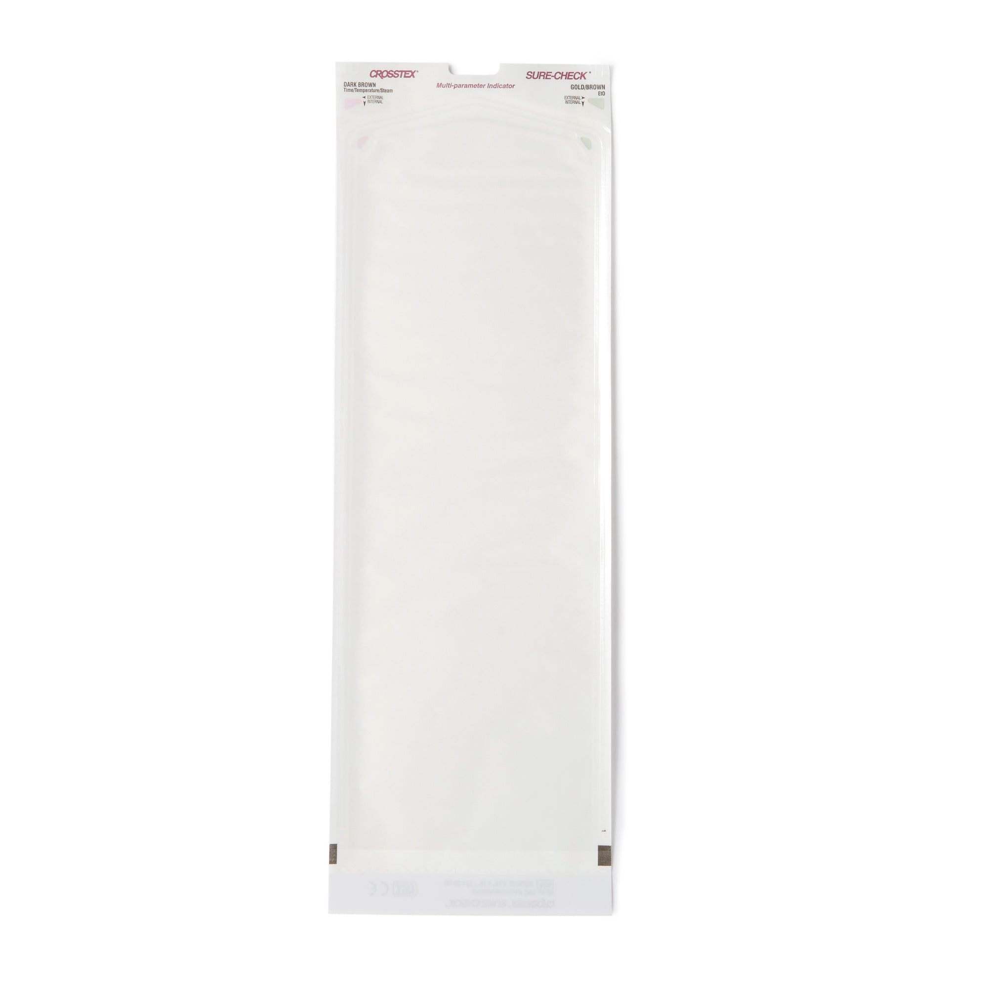 SPS Medical Supply Sure-Check Sterilization Pouch, 5¼ x 15 Inch (2000/CS) 