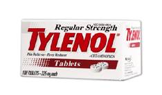Tylenol Acetaminophen Pain Relief (Case of 72 Bottles)