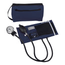 Mabis Healthcare Mabis Match Mates Manual Aneroid Sphygmomanometer with Cuff, Dark Blue 